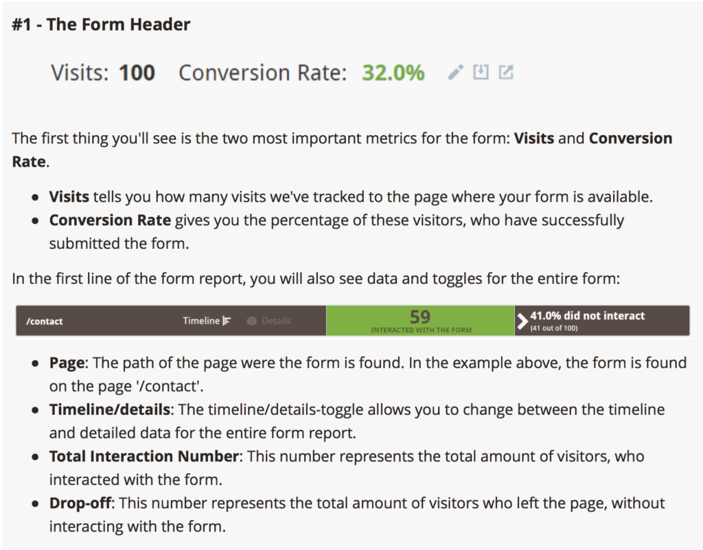 Mouseflow form analytics