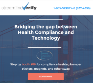 Streamline Verify Landing Page