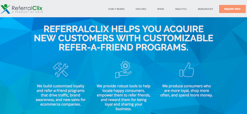 referralclix referral program software