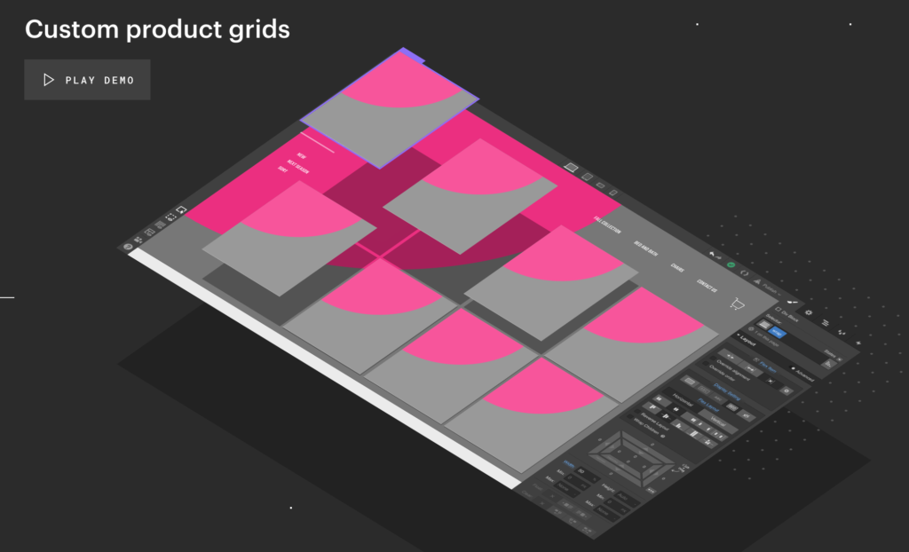 Webflow grid как работать