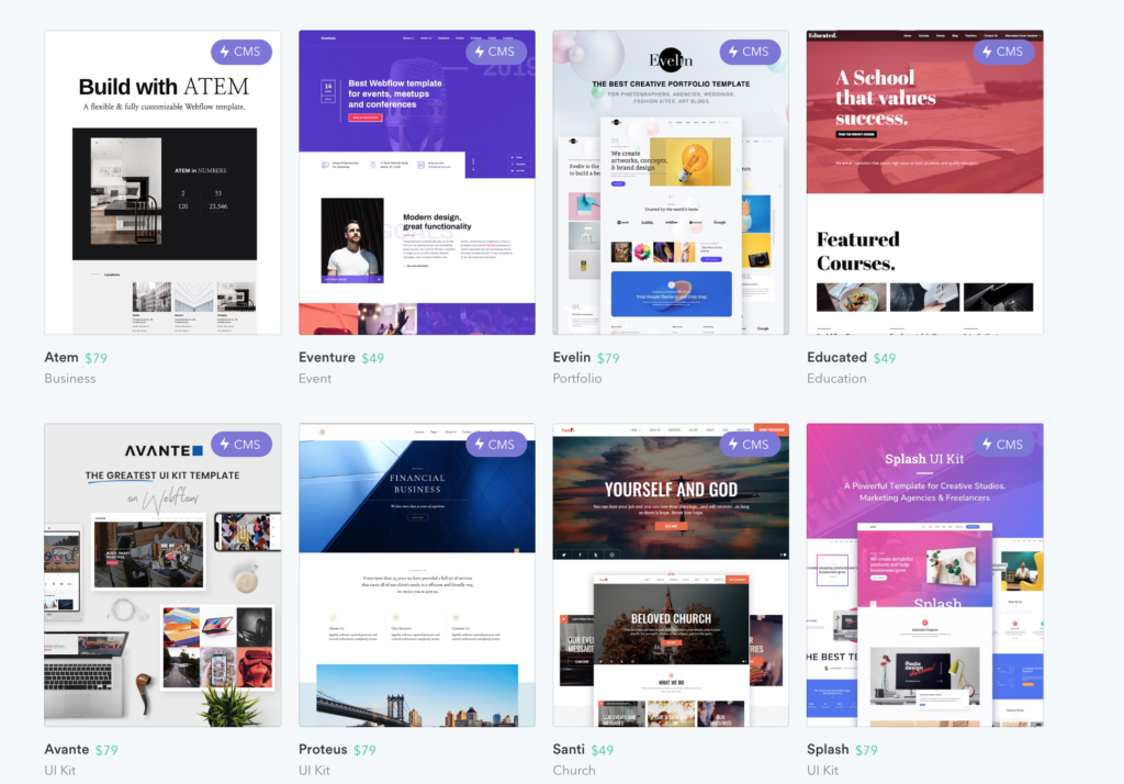 Webflow Templates