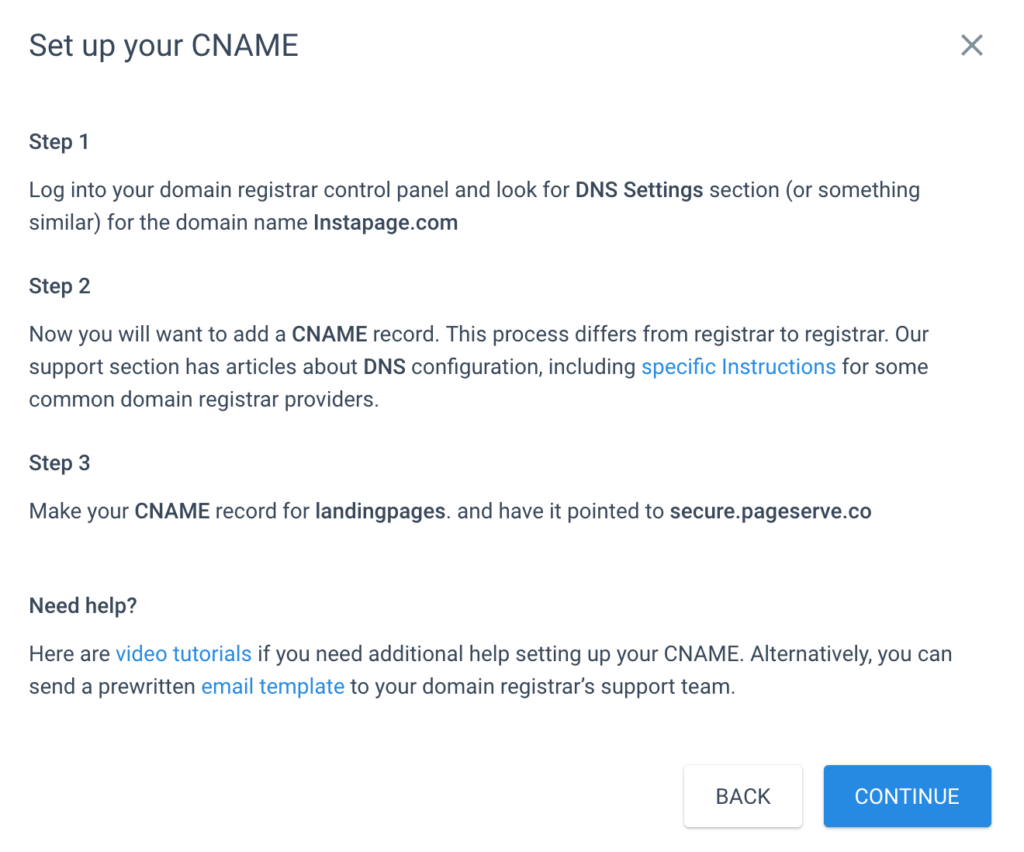 How to add domains Instapage