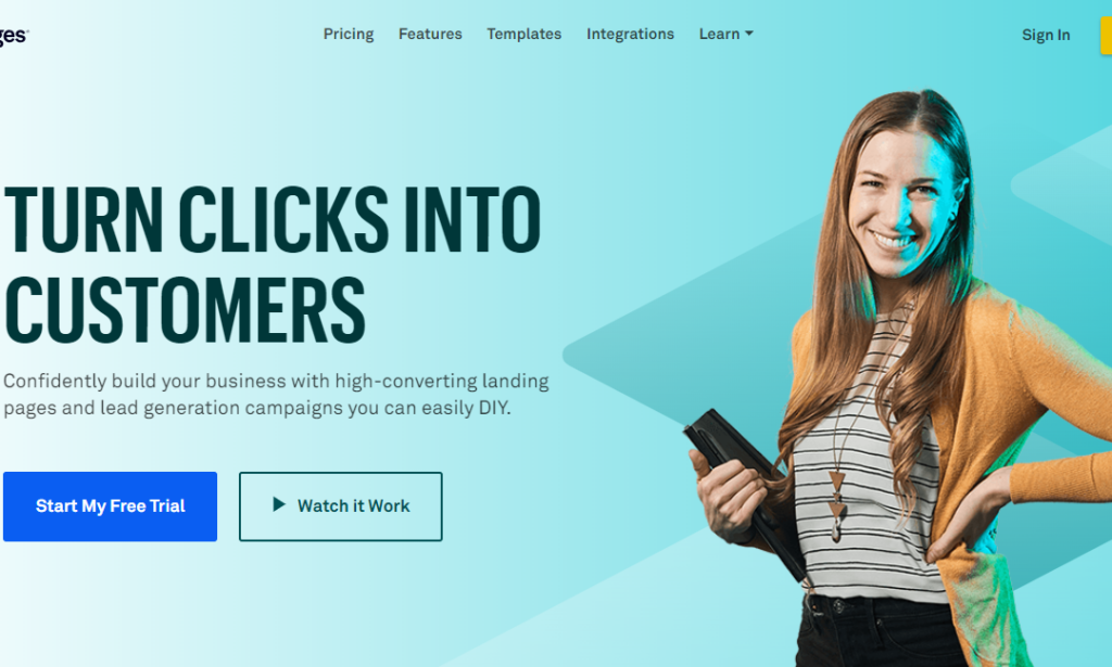 Leadpages landing page builder