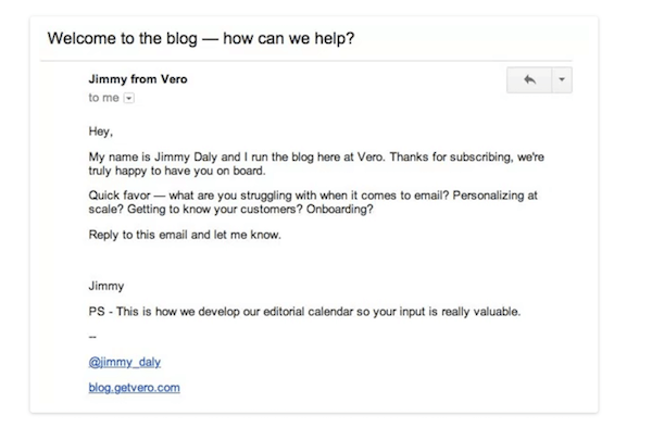 Vero B2B Email Marketing Examples