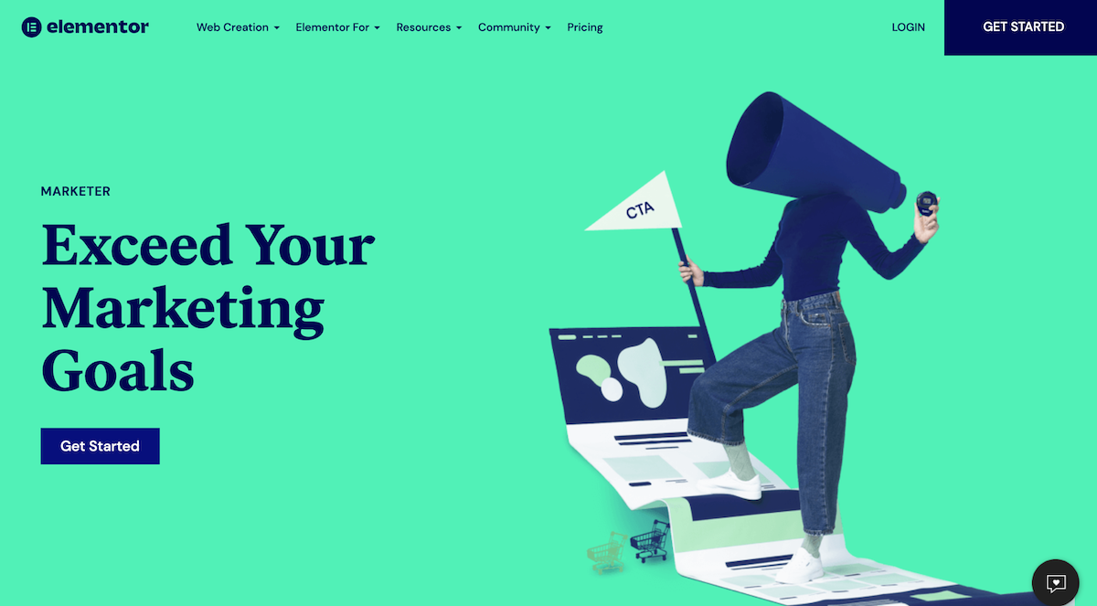 front page elementor