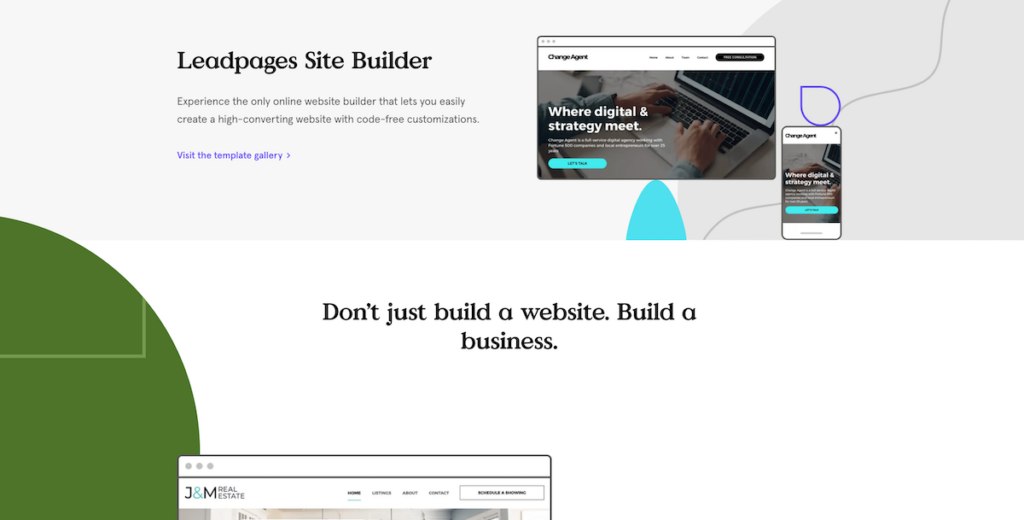 Leadpages Website Builder