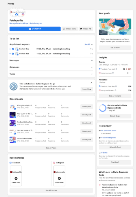 How To Use Meta Business Suite: Manage Facebook Pages, Instagram ...