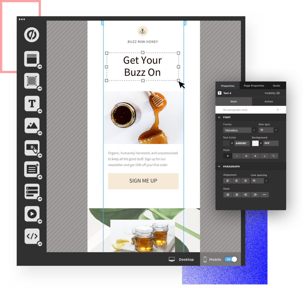 Unbounce Mobile Landing Pages