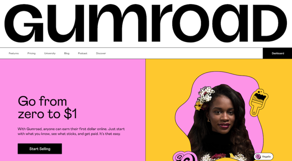 Sell digital products with Gumroad