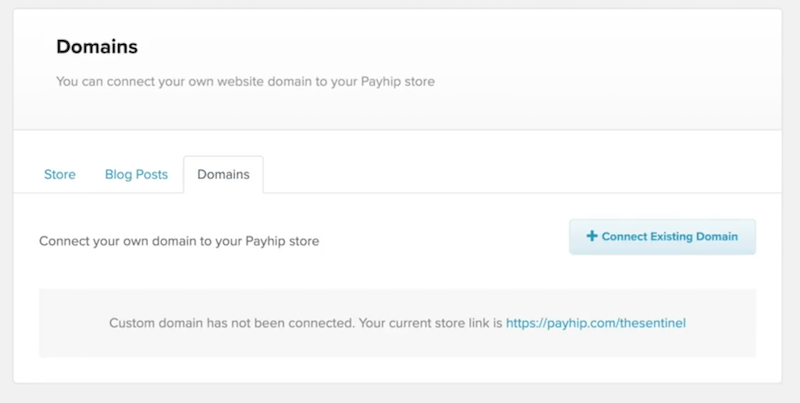 Add Custom Domain Payhip