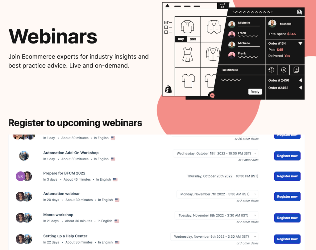 Gorgias Webinars