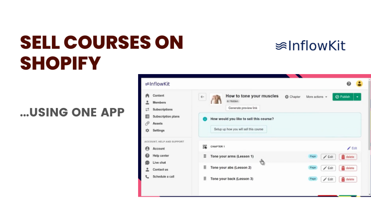 How to Sell Courses On Shopify
