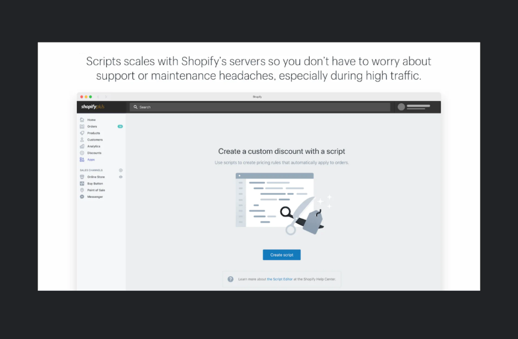 Shopify Script editor