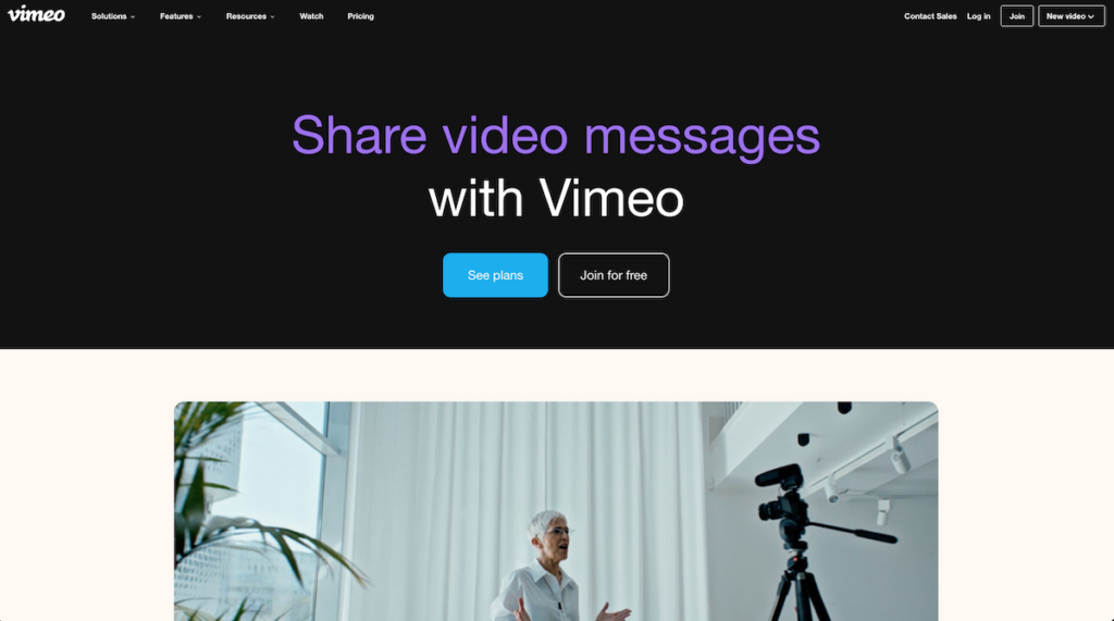 Vimeo for sales