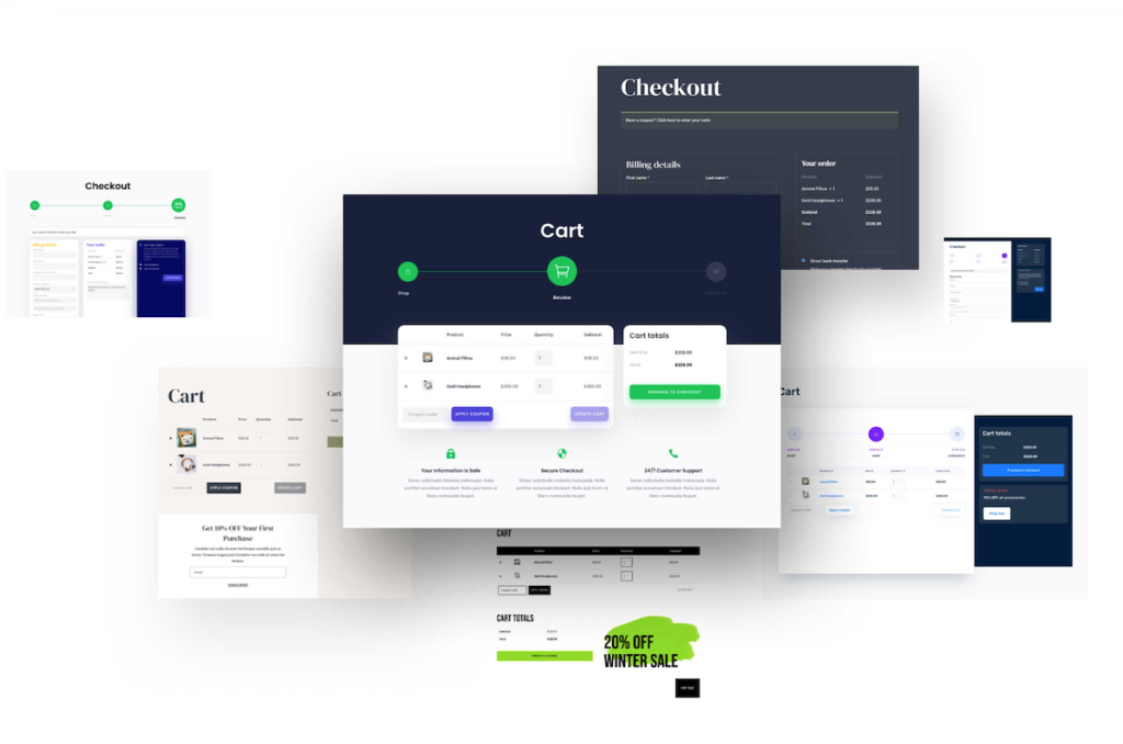 Divi checkout customization 