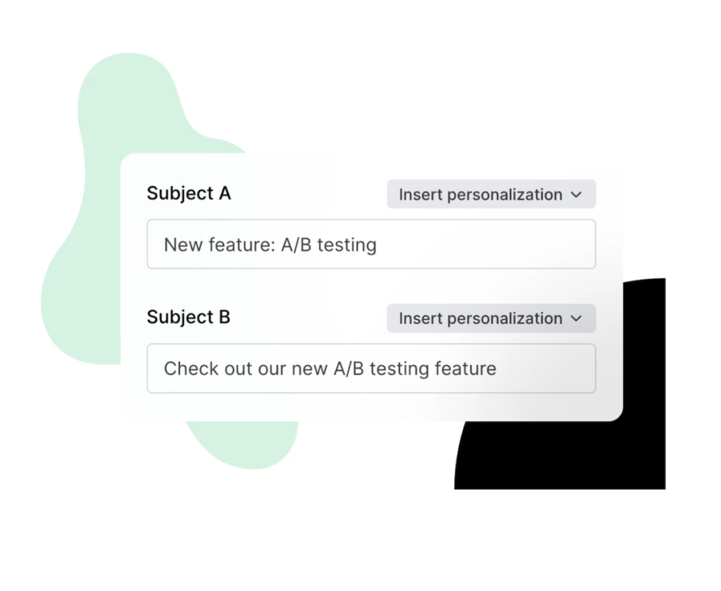 mailerlite split testing