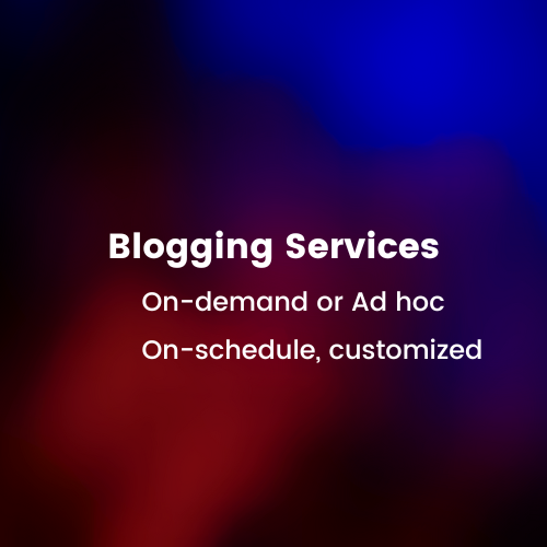 blogging services