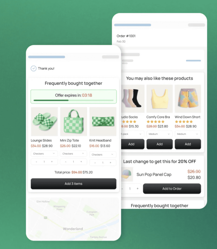 ReConvert Upsell and cross-sell