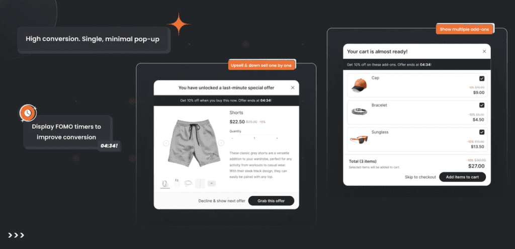 Sell Easy Upsell and cross-sell