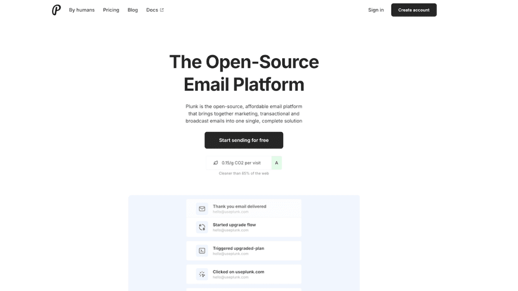 Useplunk Top Email Marketing Platforms for SaaS