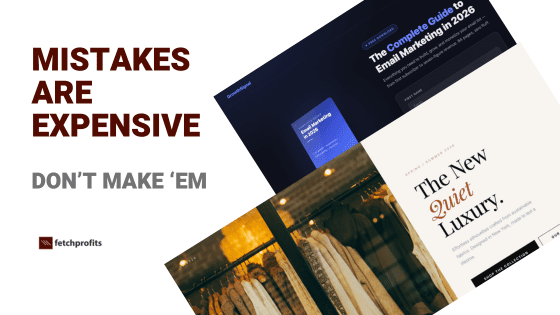 7 Landing Page Mistakes That Are Killing Your Conversion Rate Right Now