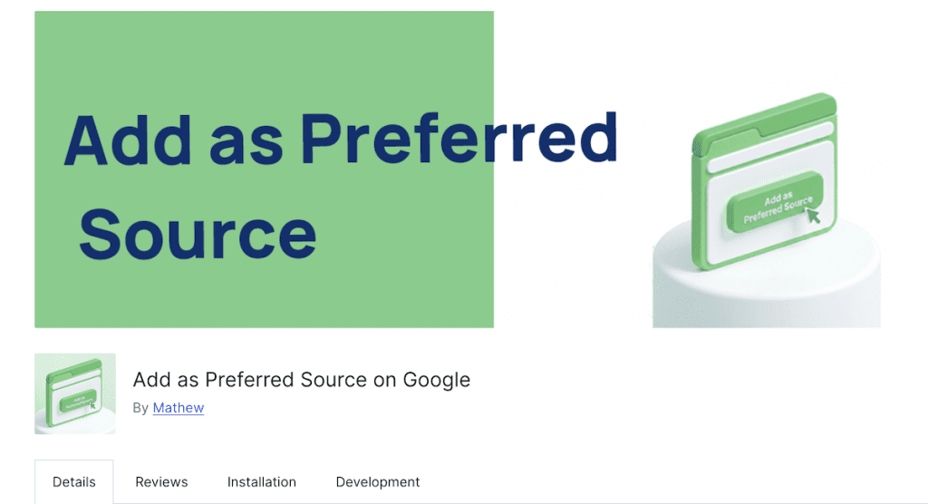 How to Add Your Site as a Google Preferred Source WordPress plugin