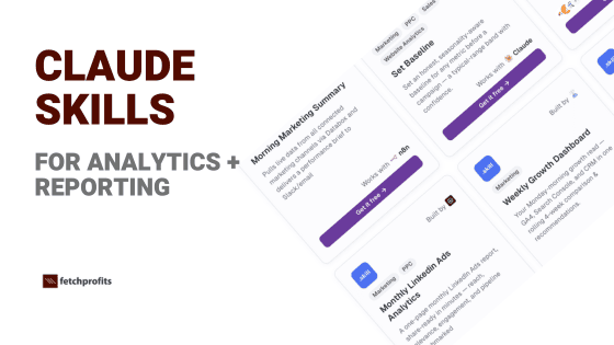 Claude Skills For Analytics and Reporting: How AI Skills Marketplace Automates Cross-Channel Reporting
